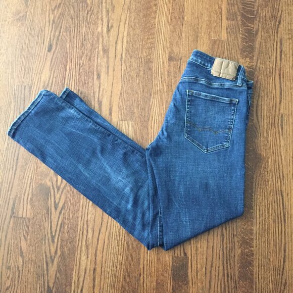 AMERICAN EAGELE Slim Straight denim jeans sz 32 x 34 - Picture 3 of 8